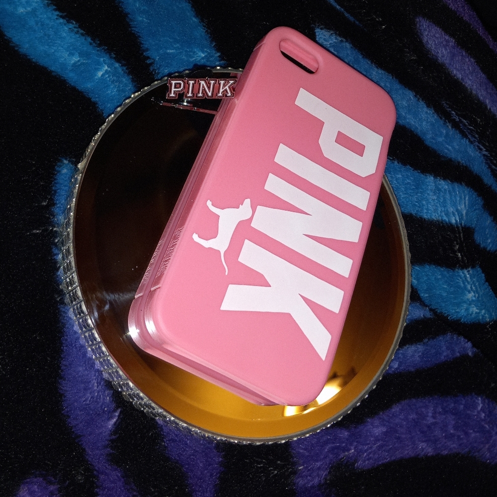 NWOT Silicone PINK Brand I Phone Phone Skin Pink and White - Picture 11 of 11